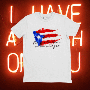 Llevo en la sangre Puerto Rico Pride Boricua PR Flag Tee Shirt