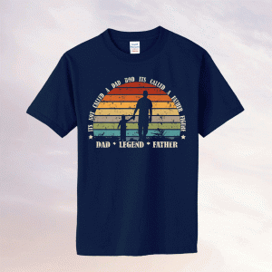 Mens VINTAGE Style ITS NOT A DAD BOD IT’S A FATHER FIGURE Tee Shirt