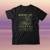 Murph Challenge Memorial Day 2021 Patriotic WOD Workout Camo Tee Shirt