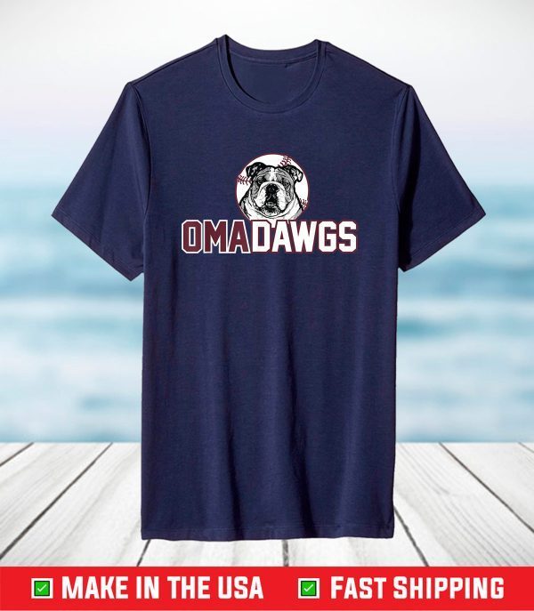 Oma Dawgs Bulldogs Omadawgs Mississippi Baseball Omadawgs T-Shirt