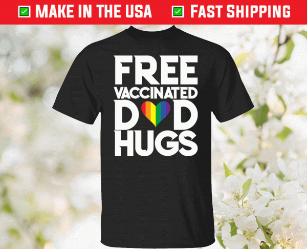 Pride LGBT Free Vaccinated Dad Gugs Tee Shirt