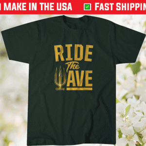 Ride The Wave Surf Oakland Oakland Baseball Tee Shirt