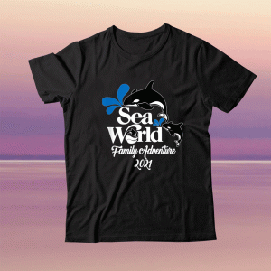 Sea World Family Adventure 2021 Tee Shirt