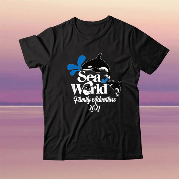 Sea World Family Adventure 2021 Tee Shirt