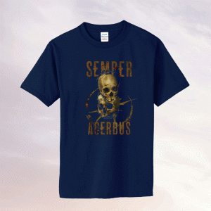 Semper Acerbus Twin Skulls Tee Shirt