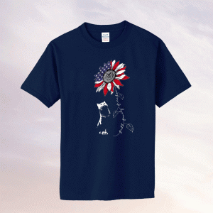 Sunflower 4th of July Patriotic Faith Family Freedom Tee Shirt