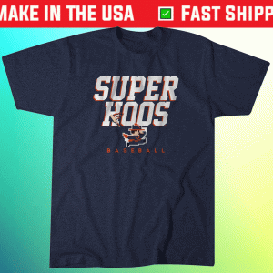 Super Hoos CavMan Baseball Tee Shirt