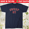 Sweep NY Boston Baseball Tee Shirt