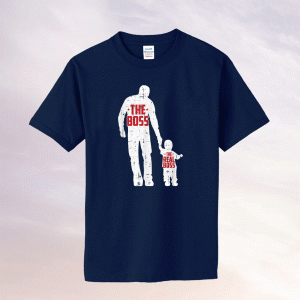 The Boss The Real Boss Fathers Day Dad Son Daughter Matching Tee Shirt