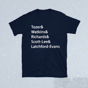 Tozer Watkins Richards Scott-Lee Latchford-Evans 2021 Shirts