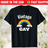 Vintage Gay LGBT Gay Pride Month LGBTQ Tee Shirt