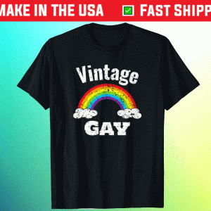 Vintage Gay LGBT Gay Pride Month LGBTQ Tee Shirt