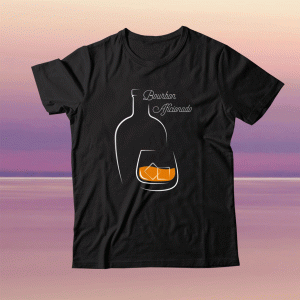 Whiskey Bourbon and Glass Aficionado Tee Shirt