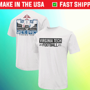 White Virginia Tech Hokies Military Appreciation White Effect Tee Shirt