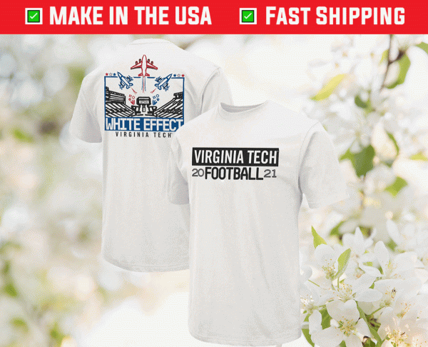 White Virginia Tech Hokies Military Appreciation White Effect Tee Shirt
