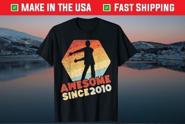 11 Year Old birthday Awesome Since 2010 Gift T-Shirt