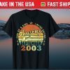 18 Years Old Awesome Since September 2003 18th Birthday Gift T-Shirt
