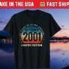 20 Years Old Vintage September 2001 20th Birthday  Gift T-Shirt