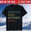21st Birthday Awesome Since September 2000 21 Years Old Classic Shirt