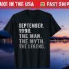 23 Years Old Birthday The Man Myth Legend September 1998 Unisex Shirt