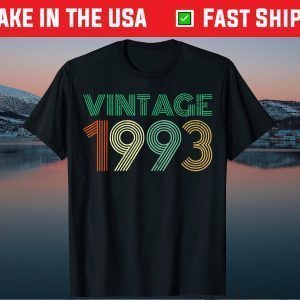 28th Birthday Vintage 1993 Gift T-Shirt