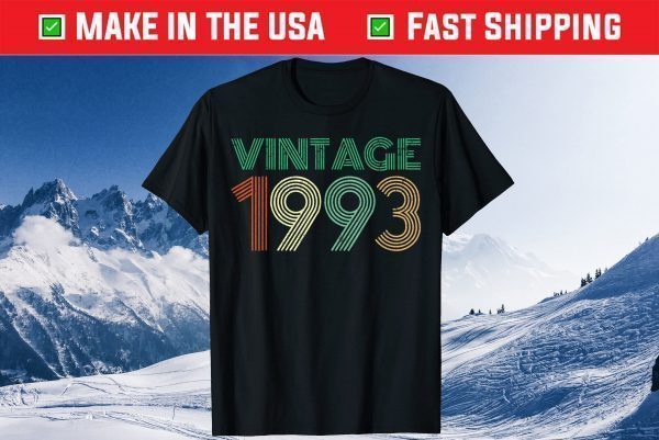 28th Birthday Vintage 1993 Gift T-Shirt