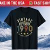 31 Years Old Retro Birthday Vintage September 1990 Classic T-Shirt
