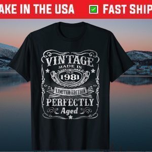 40 Year Old Vintage 1981 Limited Edition 40th Birthday Classic T-Shirt