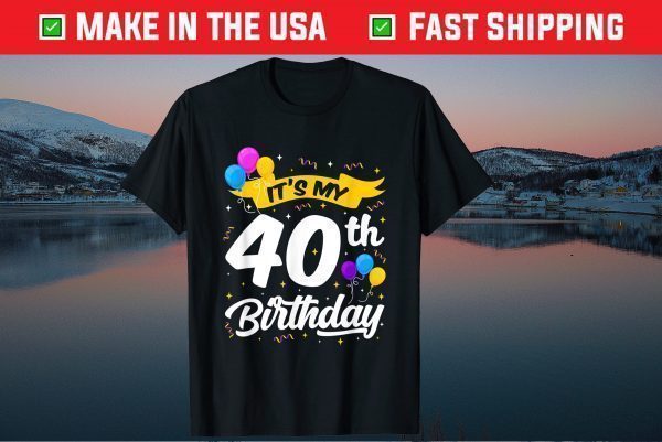 40th Birthday Fortieth Birthday 40 Years Old Forty 1981 Party Gift T-Shirt