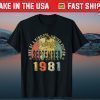 40th Birthday Gift Men Women Legend Since September 1981 Gift T-Shirt