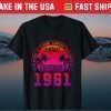 60th Birthday September 1961 60 Years Old Unisex T-Shirt