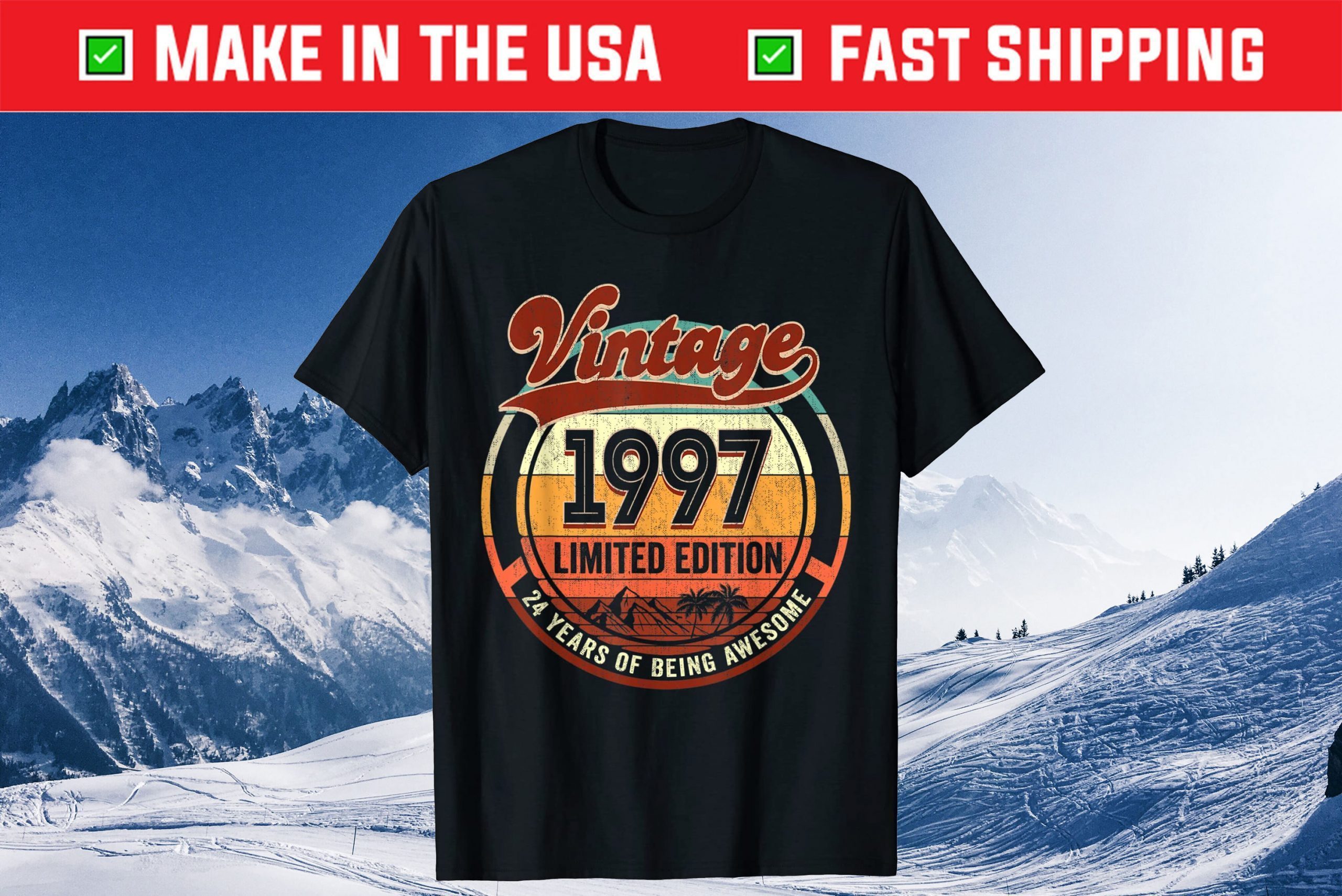 Awesome Legends are born in September 1997 24th Birthday Classic Shirt