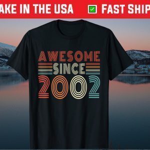Awesome Since 2002 19th Birthday 19 Years Old Classic T-Shirt