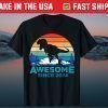 Awesome Since 2014 7 Years Old Dinosaur Classic Shirt
