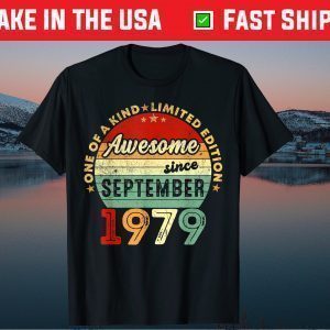 Awesome Since September 1979 42th Birthday Classic T-Shirt