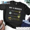 Baby Yoda My 4 Moods I Need Coffee I Need A Nap I Need A Vacation Tee Shirt
