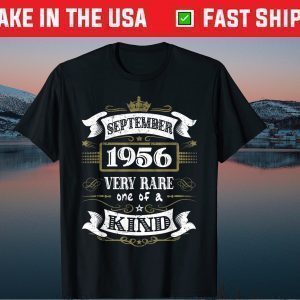 Birthday 365 Vintage September 1956 Birthday Gift Shirts