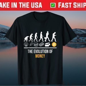 Bitcoin The Evolution Of Money Btc Elon Musk Tee Shirt