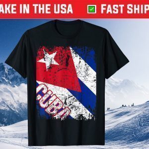CUBA Flag Vintage Distressed CUBA 2021 T-Shirt