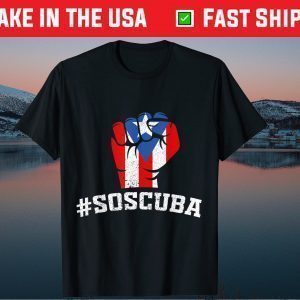 Cuban Protest Fist S.O.S. Cuba #SOSCUBA Libertad Libre Classic T-Shirt
