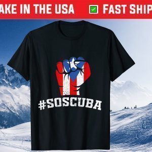 Cuban Protest Fist S.O.S. Cuba #SOSCUBA Libertad Libre Classic T-Shirt