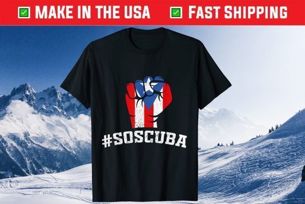 Cuban Protest Fist S.O.S. Cuba #SOSCUBA Libertad Libre Classic T-Shirt