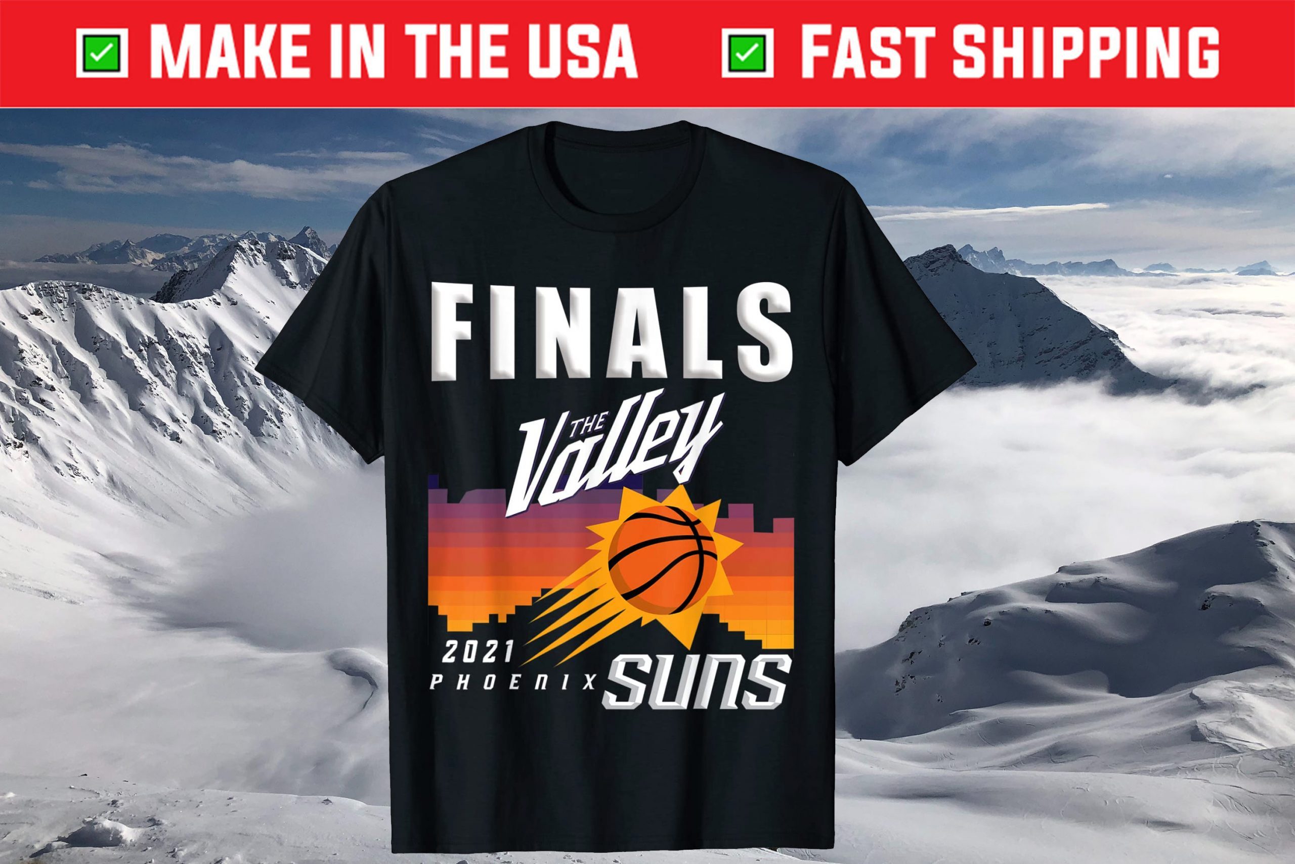 Finals The Valley Suns PHX suns basketball T-Shirt Finals The Valley Suns PHX suns basketball T-Shirt