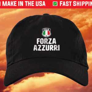 Forza Azzurri Italia Italy Football Soccer Jersey Champions 2021 Cap