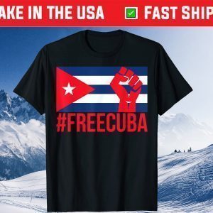 Free Cuba, Cuban First Flag Classic T-Shirt