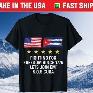 Free Cuba Flag, SOS Cuba Lets Join SOS Cuba Viva Cuba Libre Classic T-Shirt