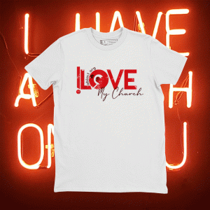 I Love My Church Good Steward Brand Tee Shirt