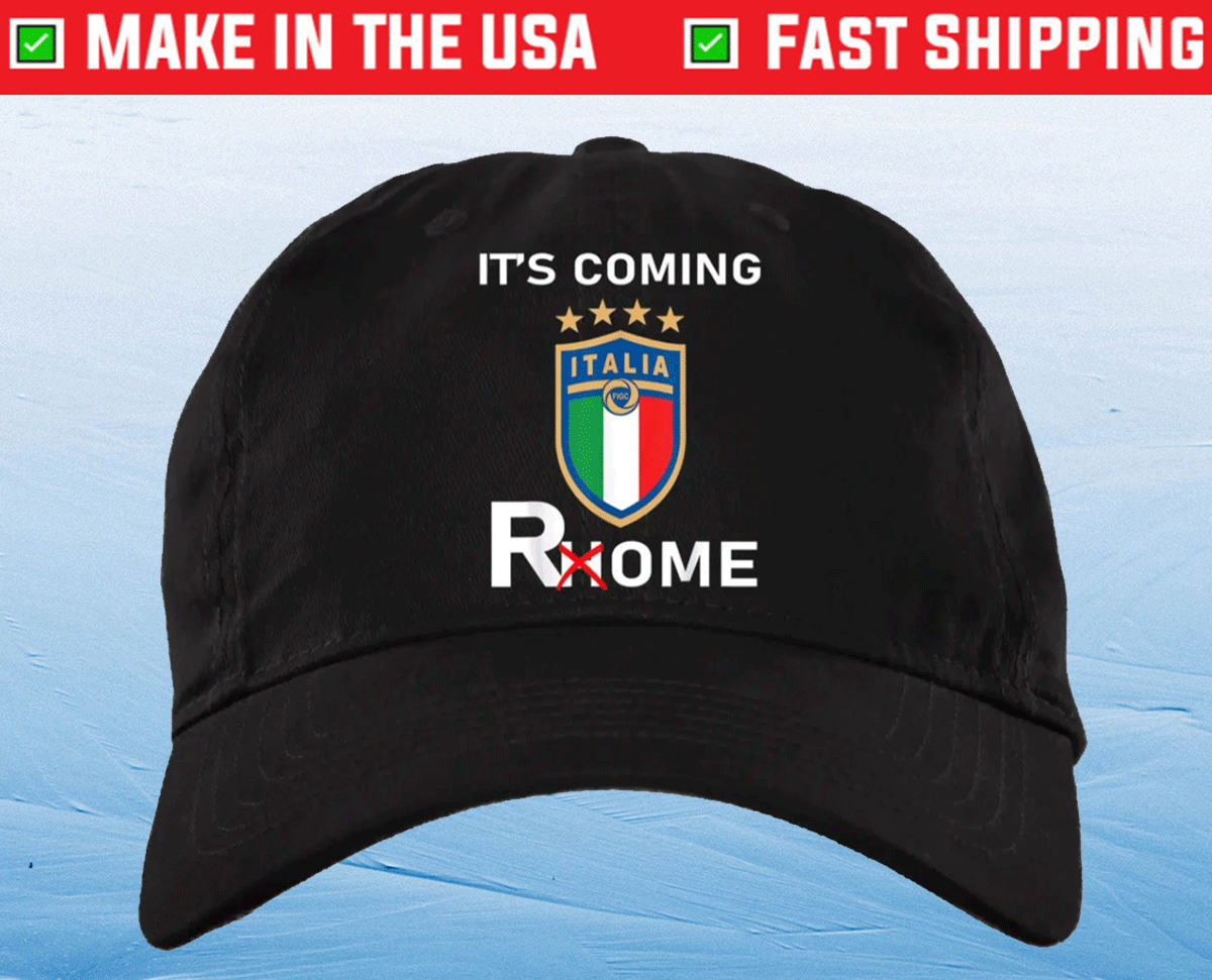 It's Coming Rome Italia Champions Football Cap Hat