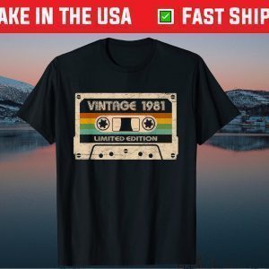 Legend 40 Years Old Made in 1981 40th birthday Gift T-Shirt