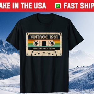 Legend 40 Years Old Made in 1981 40th birthday Gift T-Shirt